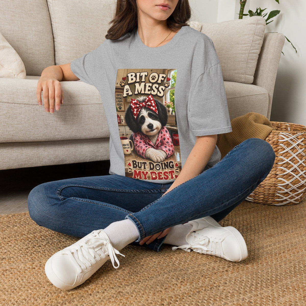 Bit of a Mess But Doing My Best Dog T-Shirt