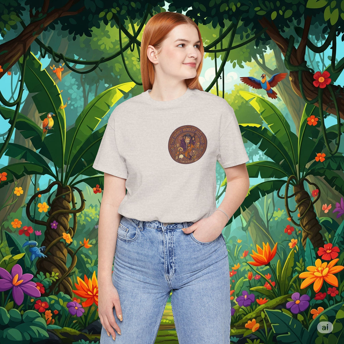 Vintage Style Fat Tony and the Chunky Monkey Trio Shirt - Retro Band Tee