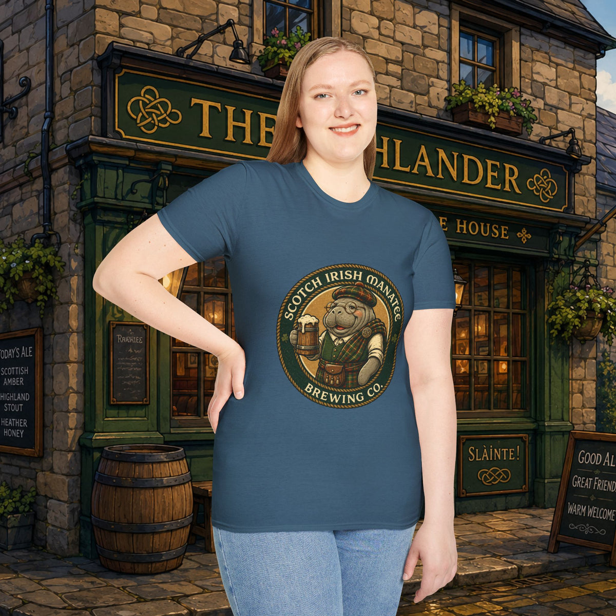 Scotch-Irish Manatee Brewing Company T-Shirt
