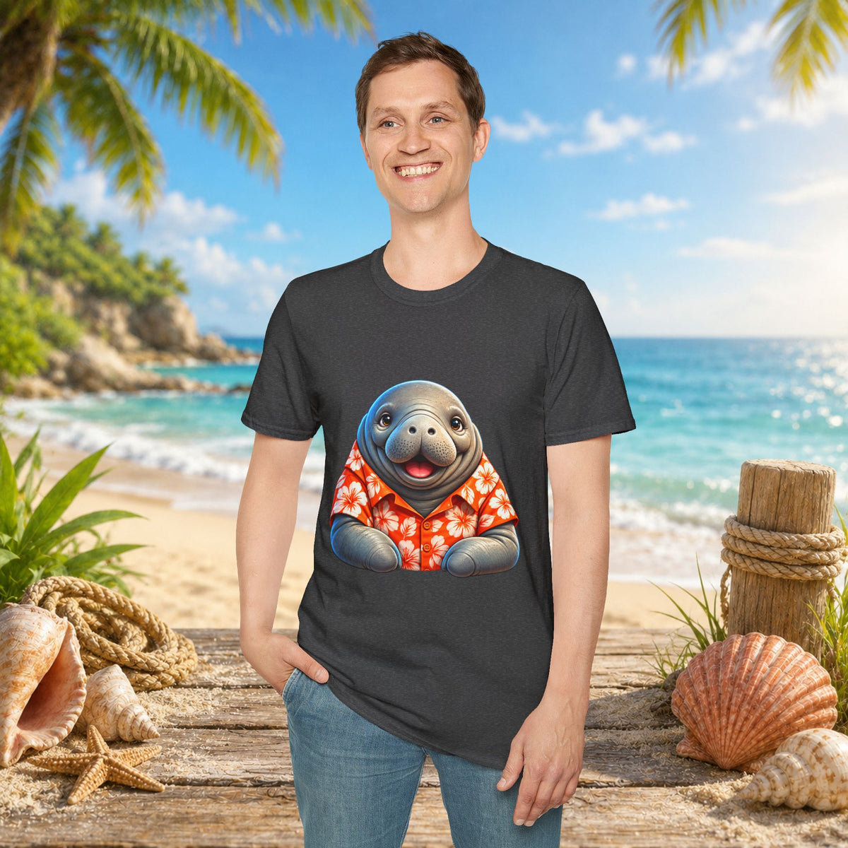 Bagel the Tropical Manatee T-Shirt