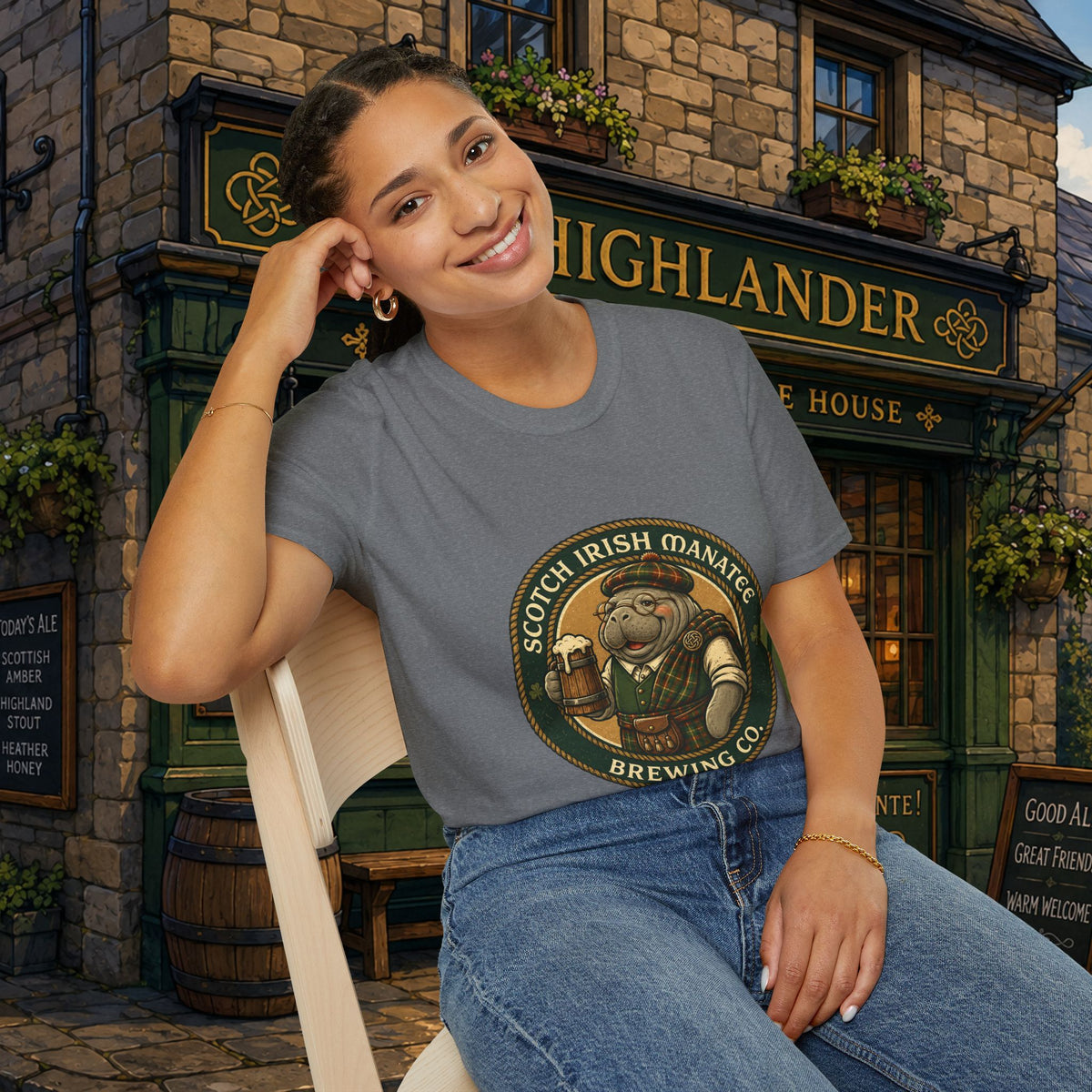 Scotch-Irish Manatee Brewing Company T-Shirt