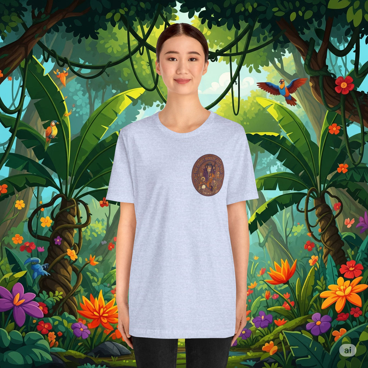 Vintage Style Fat Tony and the Chunky Monkey Trio Shirt - Retro Band Tee