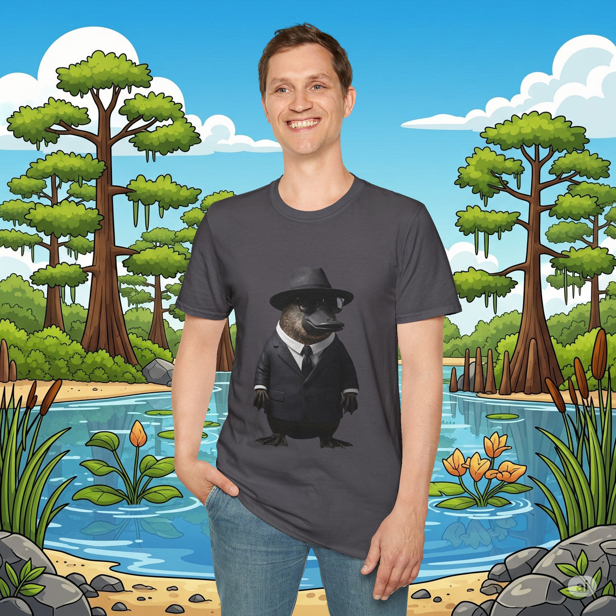 Classy Platypus Softstyle T-Shirt