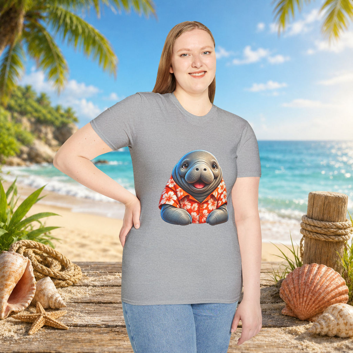 Bagel the Tropical Manatee T-Shirt