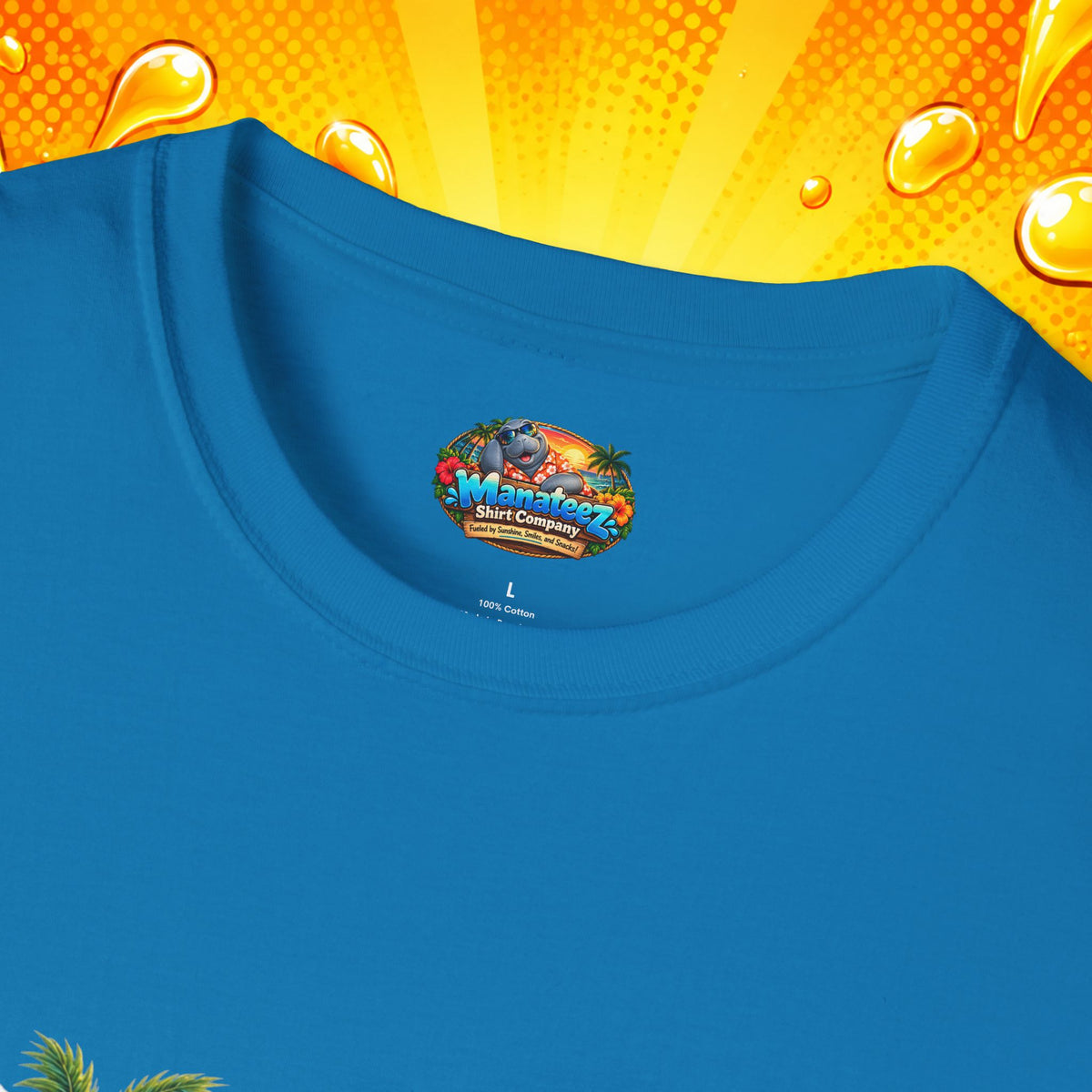 Fa La La La La Tropical Christmas Manatee T-Shirt