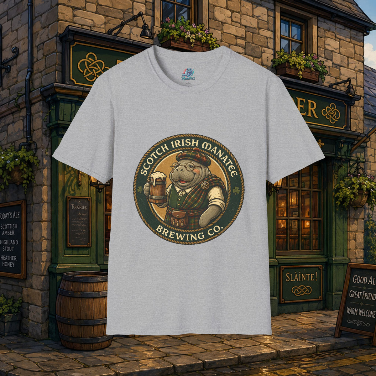 Scotch-Irish Manatee Brewing Company T-Shirt