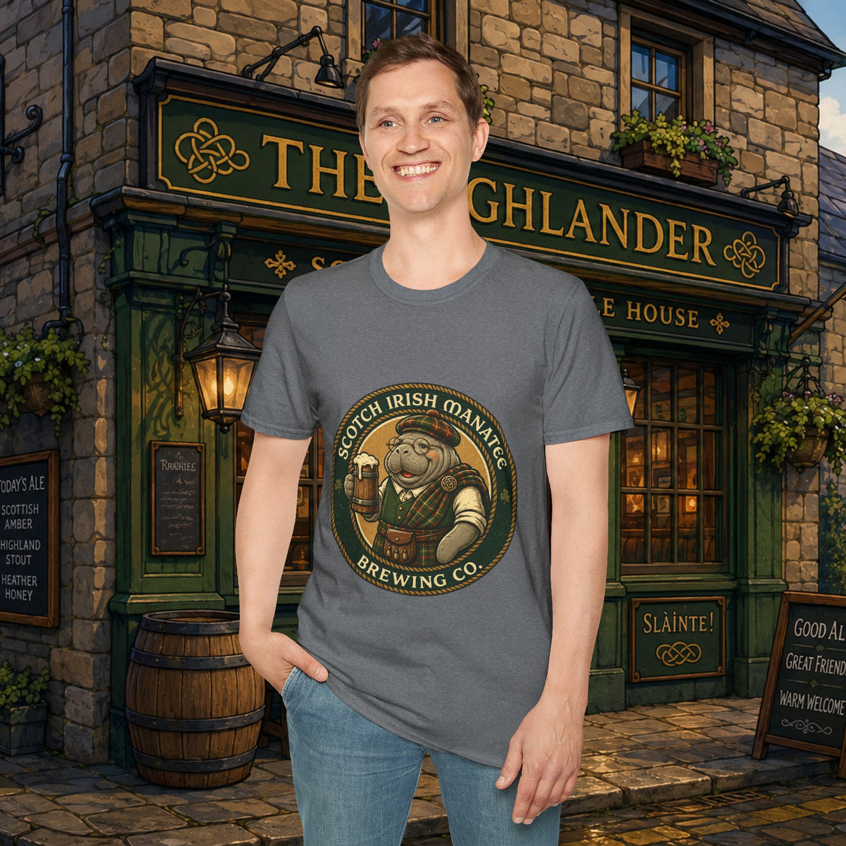 Scotch-Irish Manatee Brewing Company T-Shirt