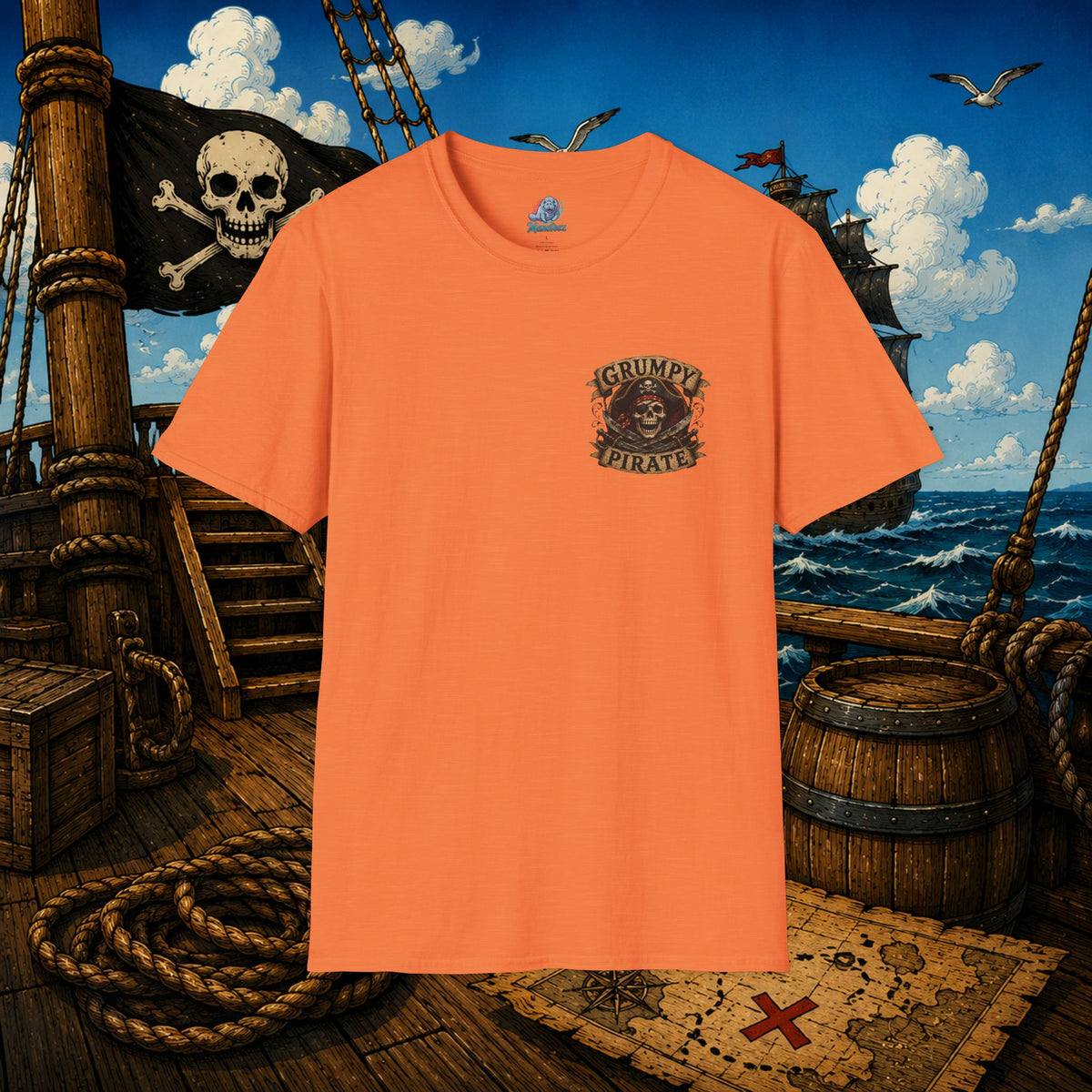 Vintage Pirate Limited Edition – Funny Aging Pirate Skeleton T-Shirt | Old Pirate Humor Tee
