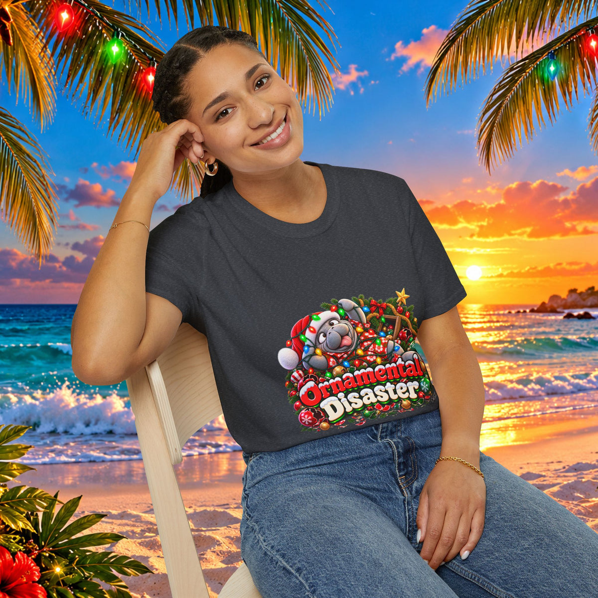 Ornamental Disaster Christmas T-Shirt
