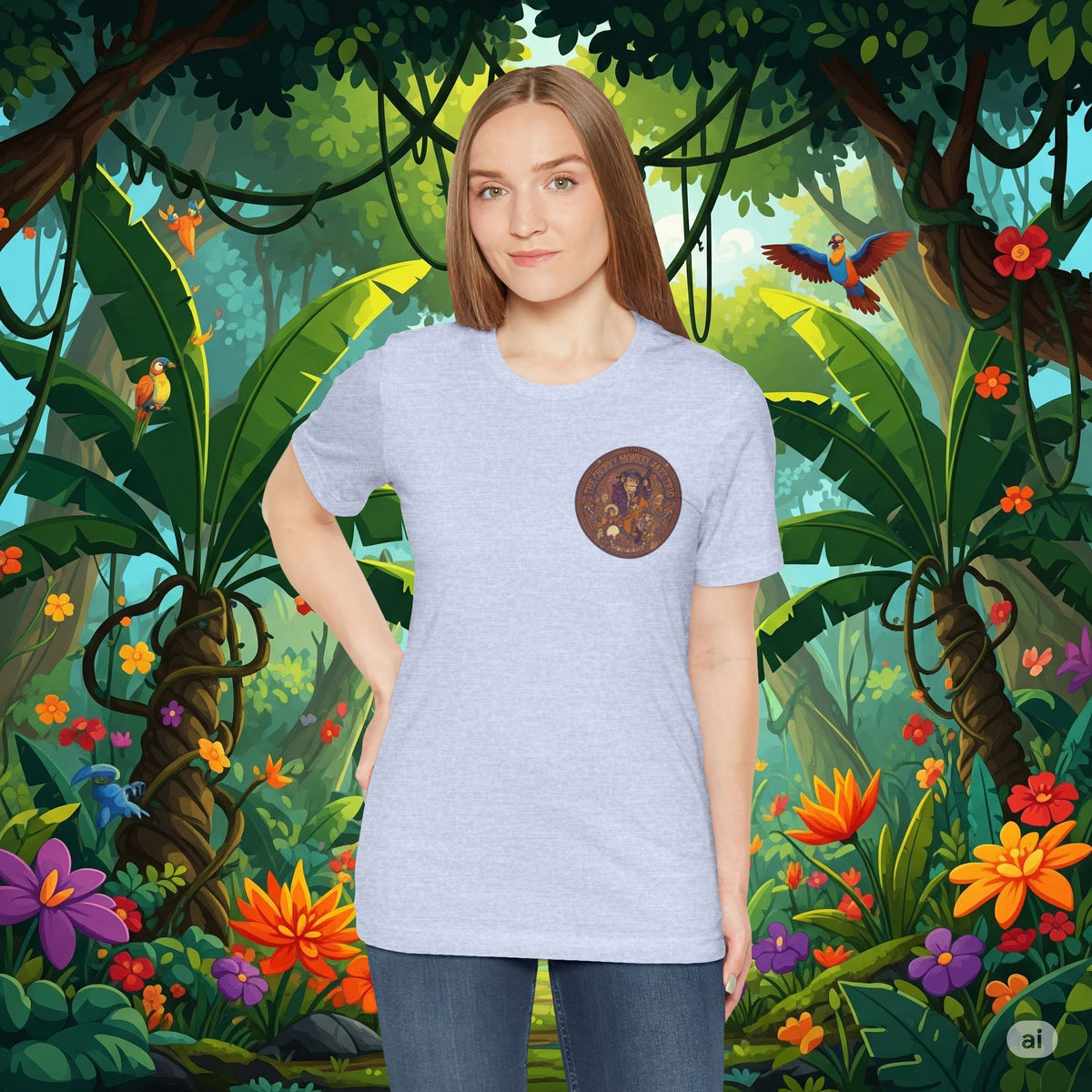 Vintage Style Fat Tony and the Chunky Monkey Trio Shirt - Retro Band Tee