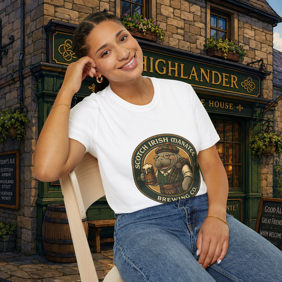 Scotch-Irish Manatee Brewing Company T-Shirt