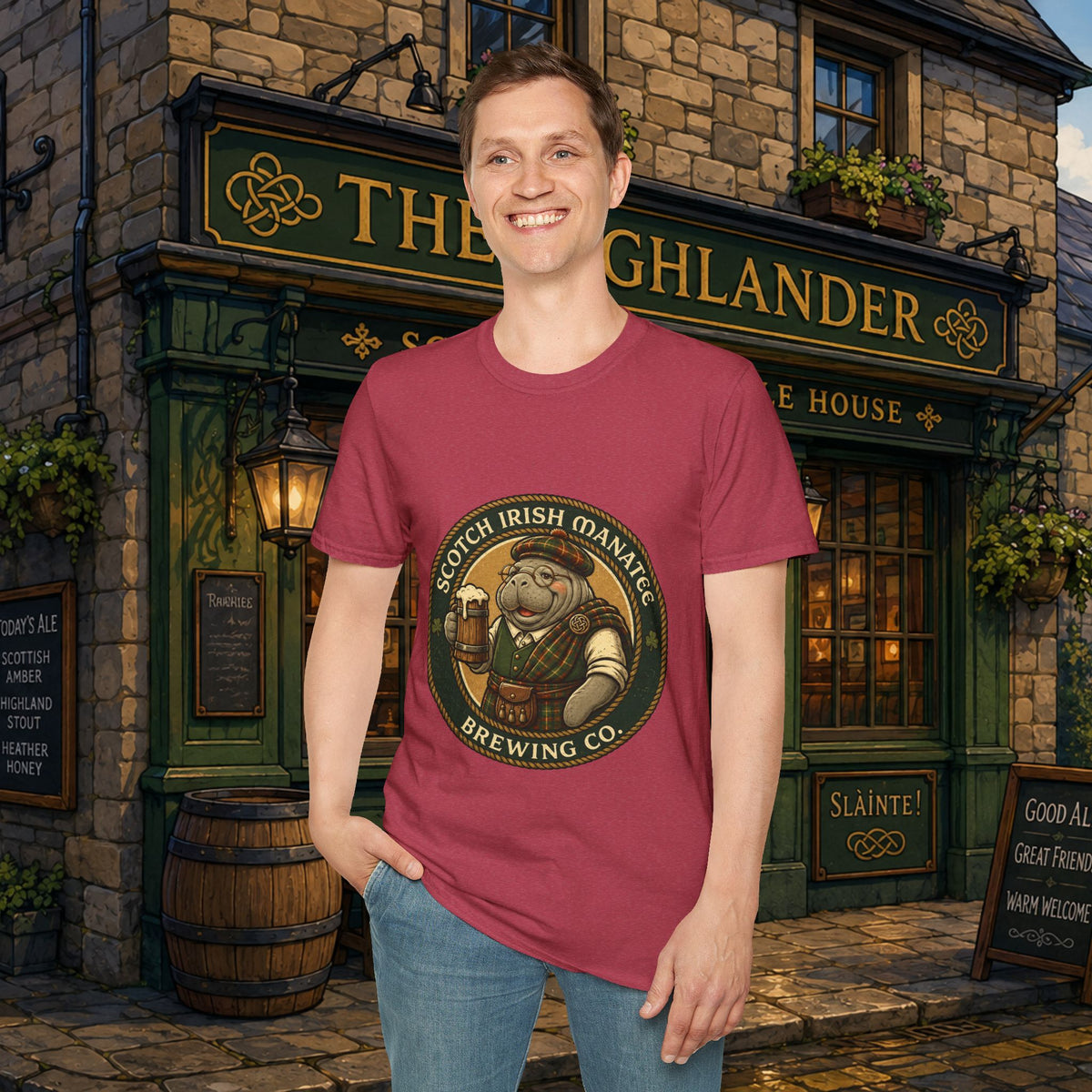 Scotch-Irish Manatee Brewing Company T-Shirt