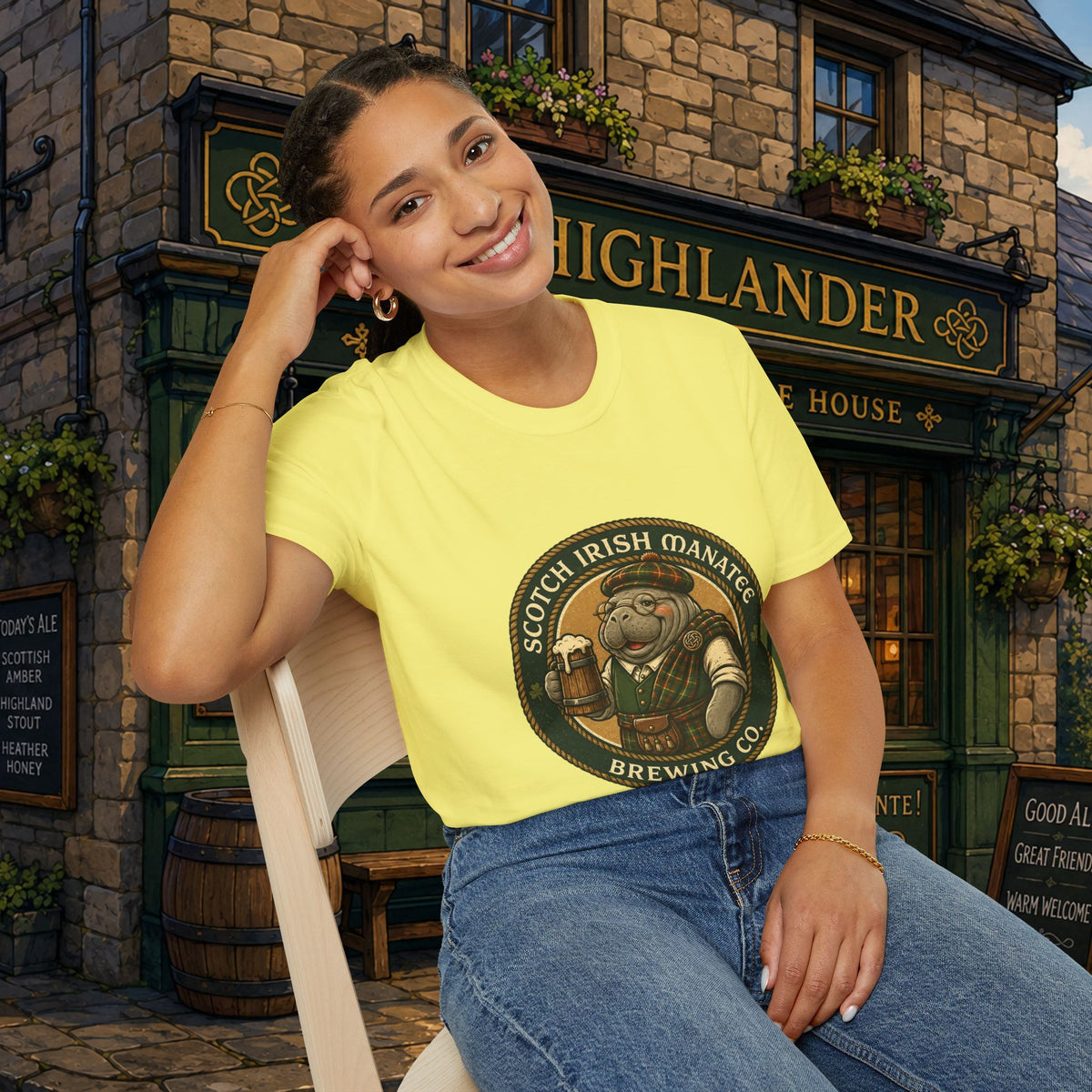Scotch-Irish Manatee Brewing Company T-Shirt