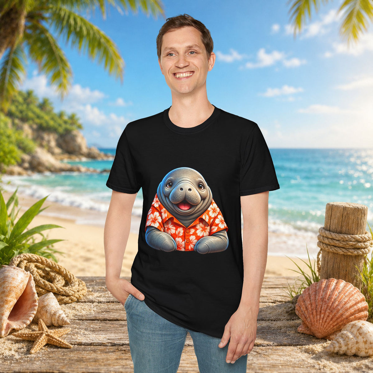 Bagel the Tropical Manatee T-Shirt