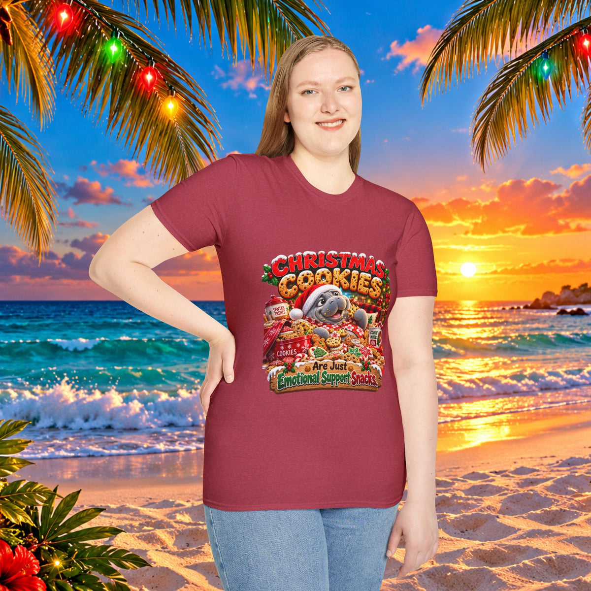 Christmas Cookies Emotional Support Snacks T-Shirt