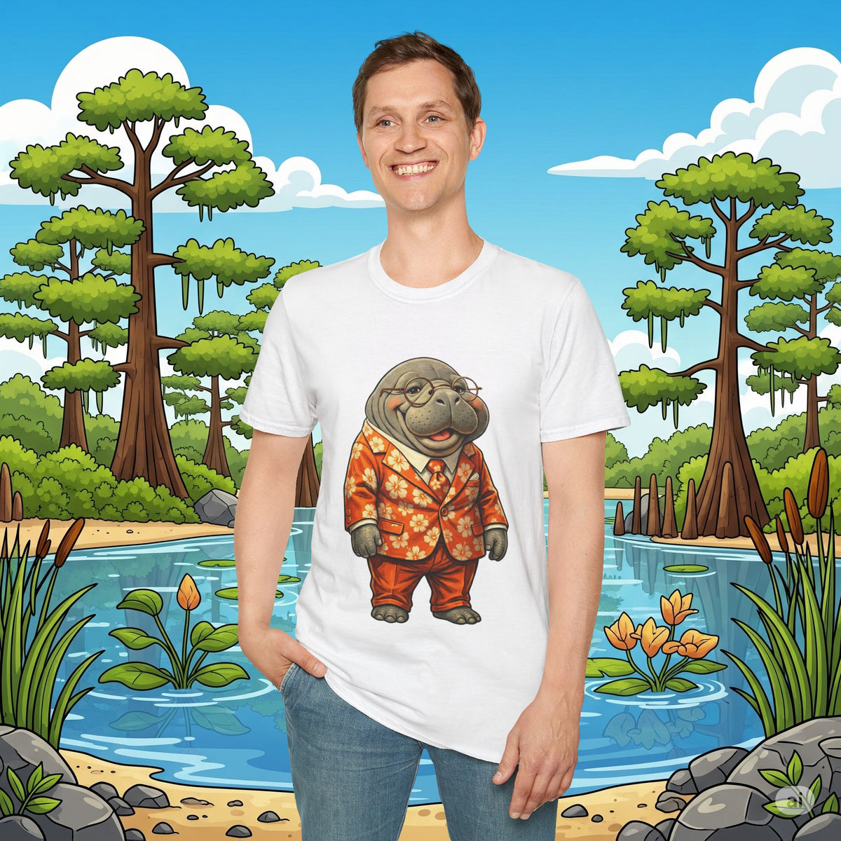 Stylin’ & Profilin’ Manatee T-Shirt