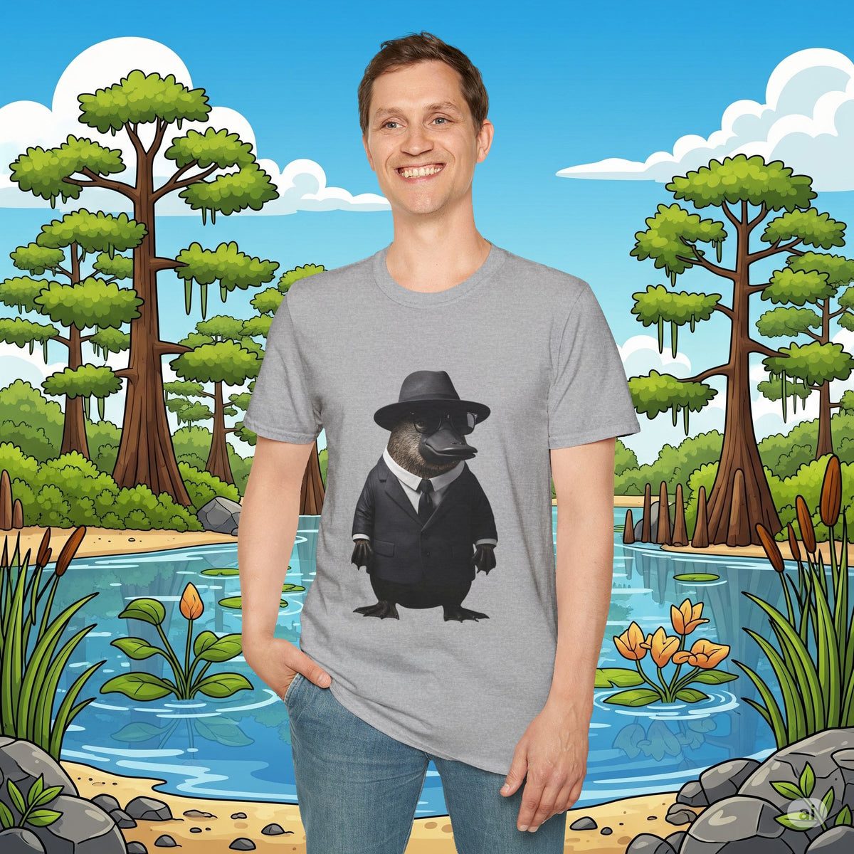 Classy Platypus Softstyle T-Shirt