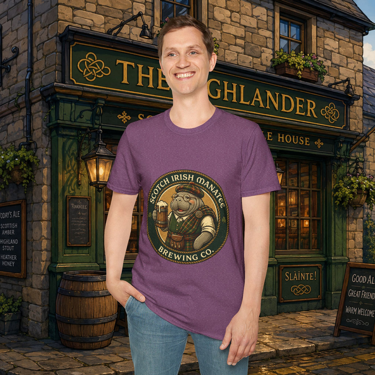 Scotch-Irish Manatee Brewing Company T-Shirt