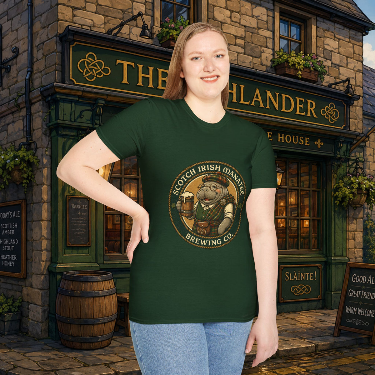 Scotch-Irish Manatee Brewing Company T-Shirt