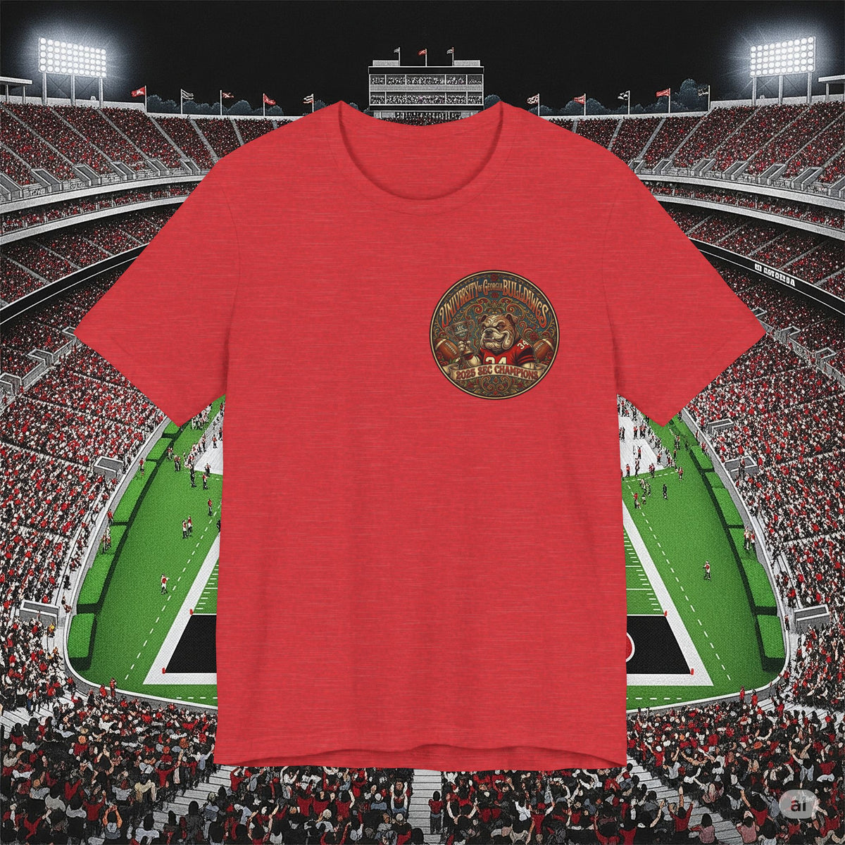 Georgia Bulldogs 2025 SEC Champions T-Shirt