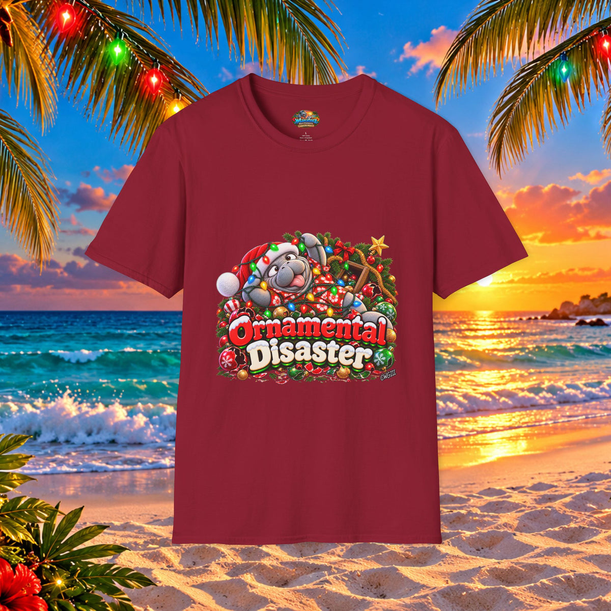 Ornamental Disaster Christmas T-Shirt