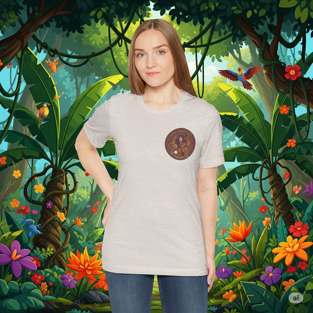 Vintage Style Fat Tony and the Chunky Monkey Trio Shirt - Retro Band Tee