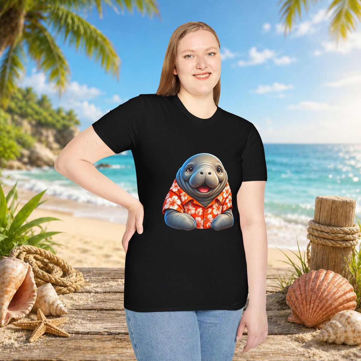 Bagel the Tropical Manatee T-Shirt