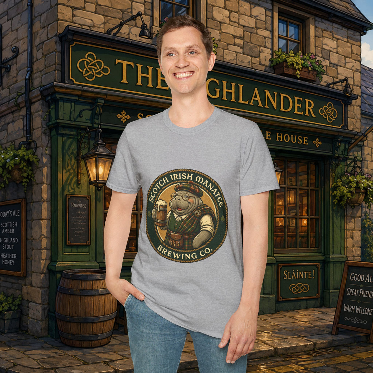 Scotch-Irish Manatee Brewing Company T-Shirt