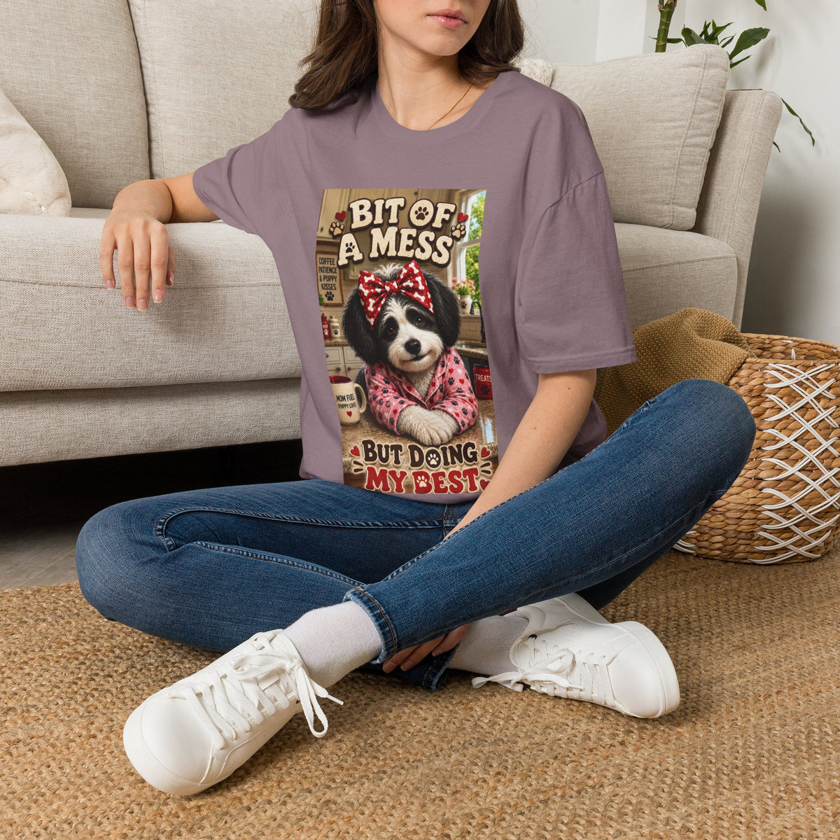 Bit of a Mess But Doing My Best Dog T-Shirt