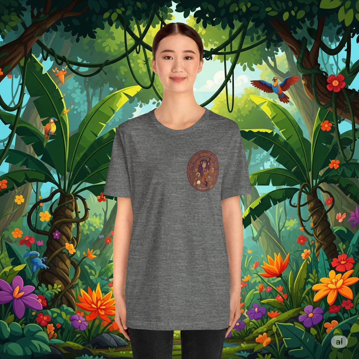 Vintage Style Fat Tony and the Chunky Monkey Trio Shirt - Retro Band Tee