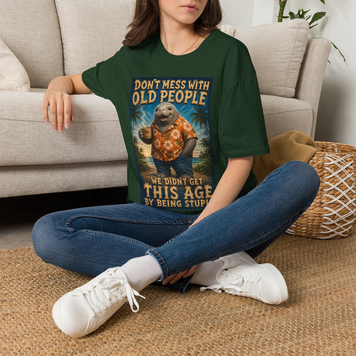 Don’t Mess With Old People Funny Vintage T-Shirt