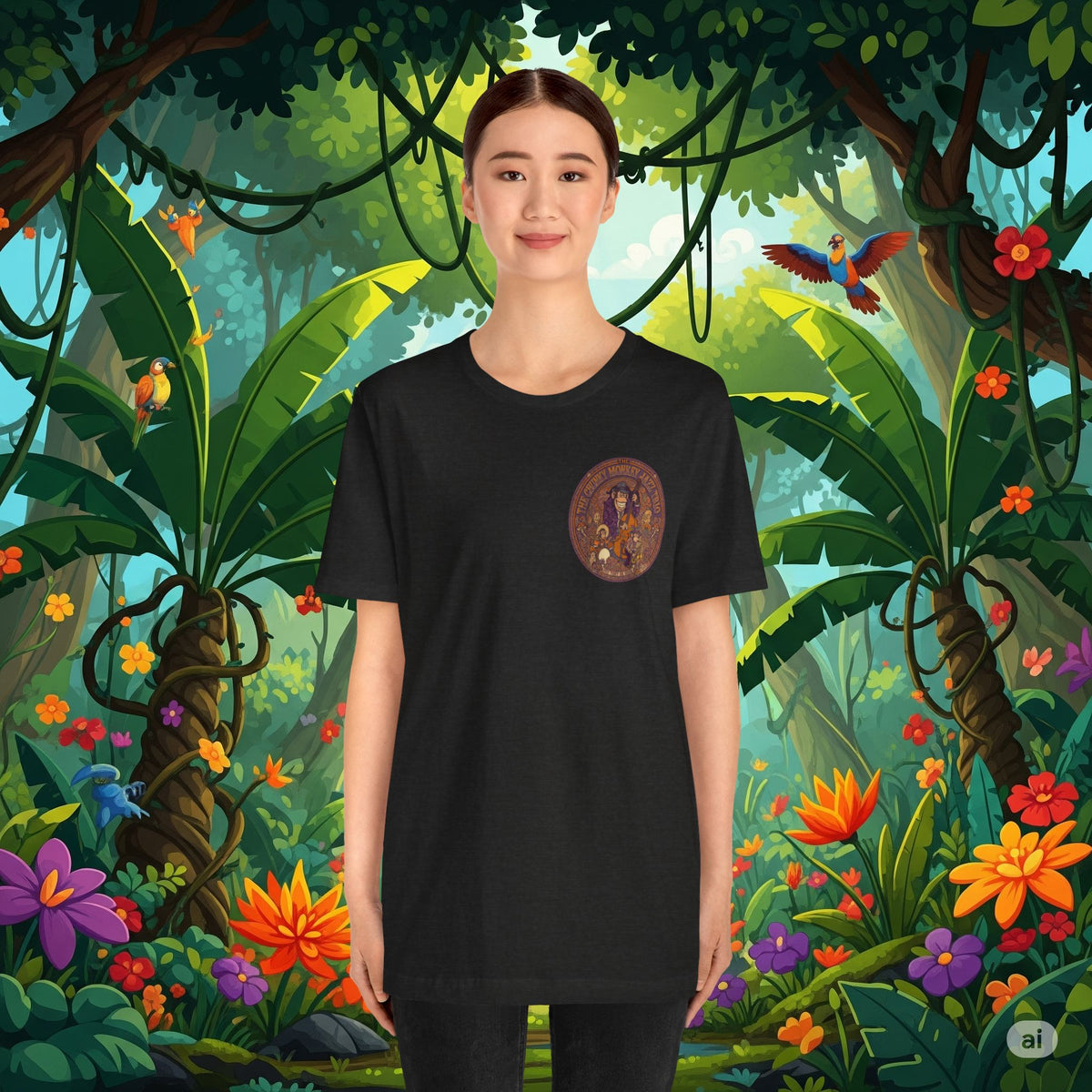 Vintage Style Fat Tony and the Chunky Monkey Trio Shirt - Retro Band Tee