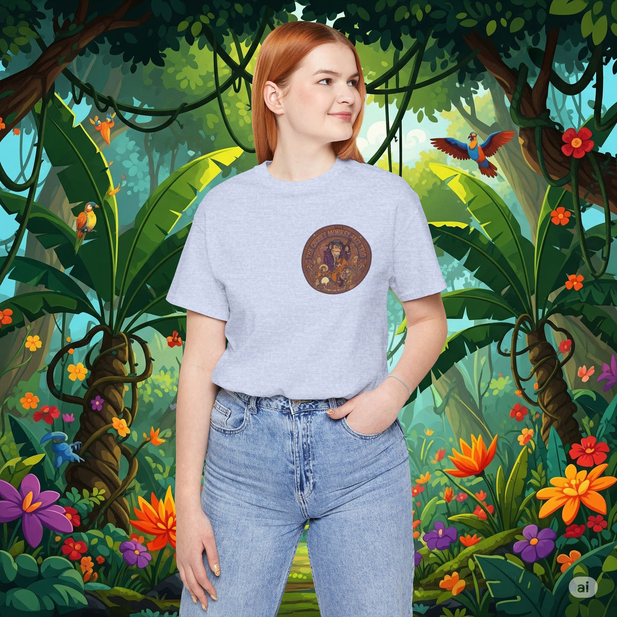 Vintage Style Fat Tony and the Chunky Monkey Trio Shirt - Retro Band Tee