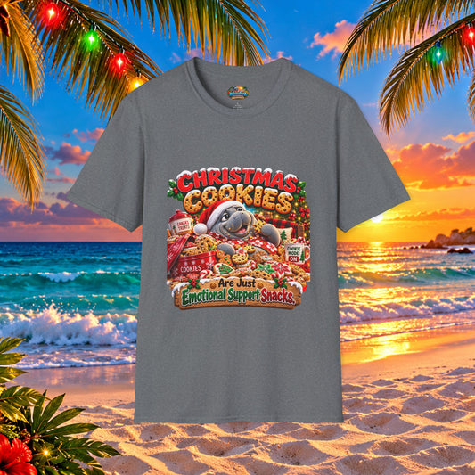 Christmas Cookies Emotional Support Snacks T-Shirt