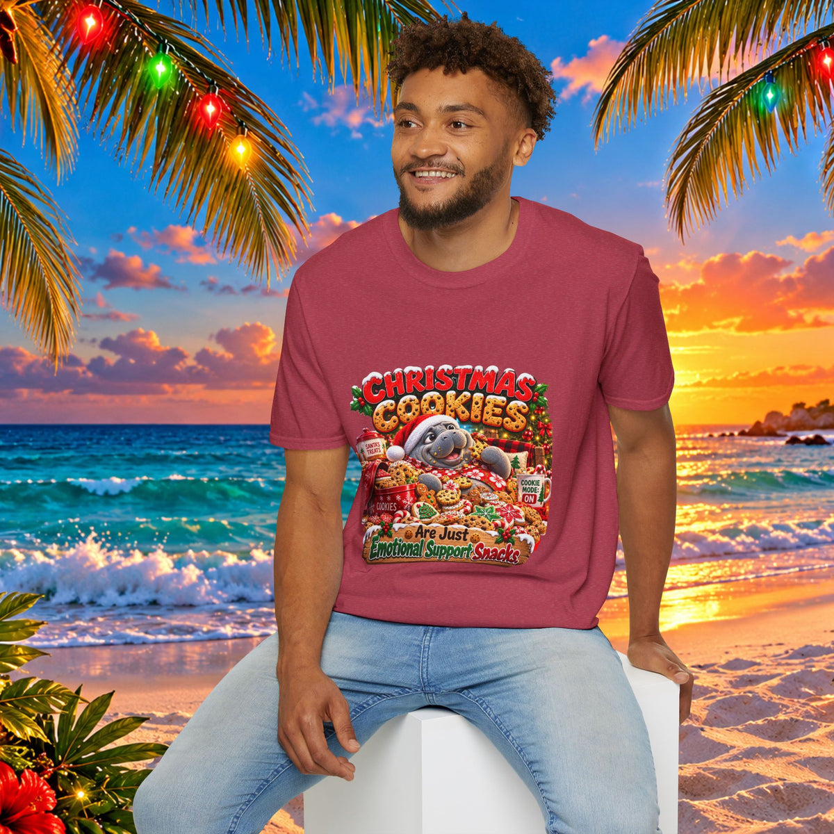 Christmas Cookies Emotional Support Snacks T-Shirt