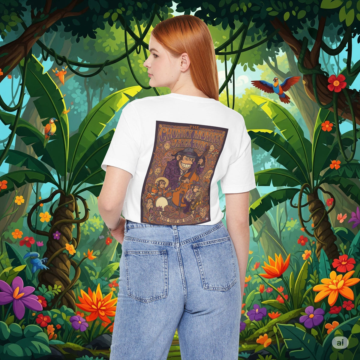 Vintage Style Fat Tony and the Chunky Monkey Trio Shirt - Retro Band Tee
