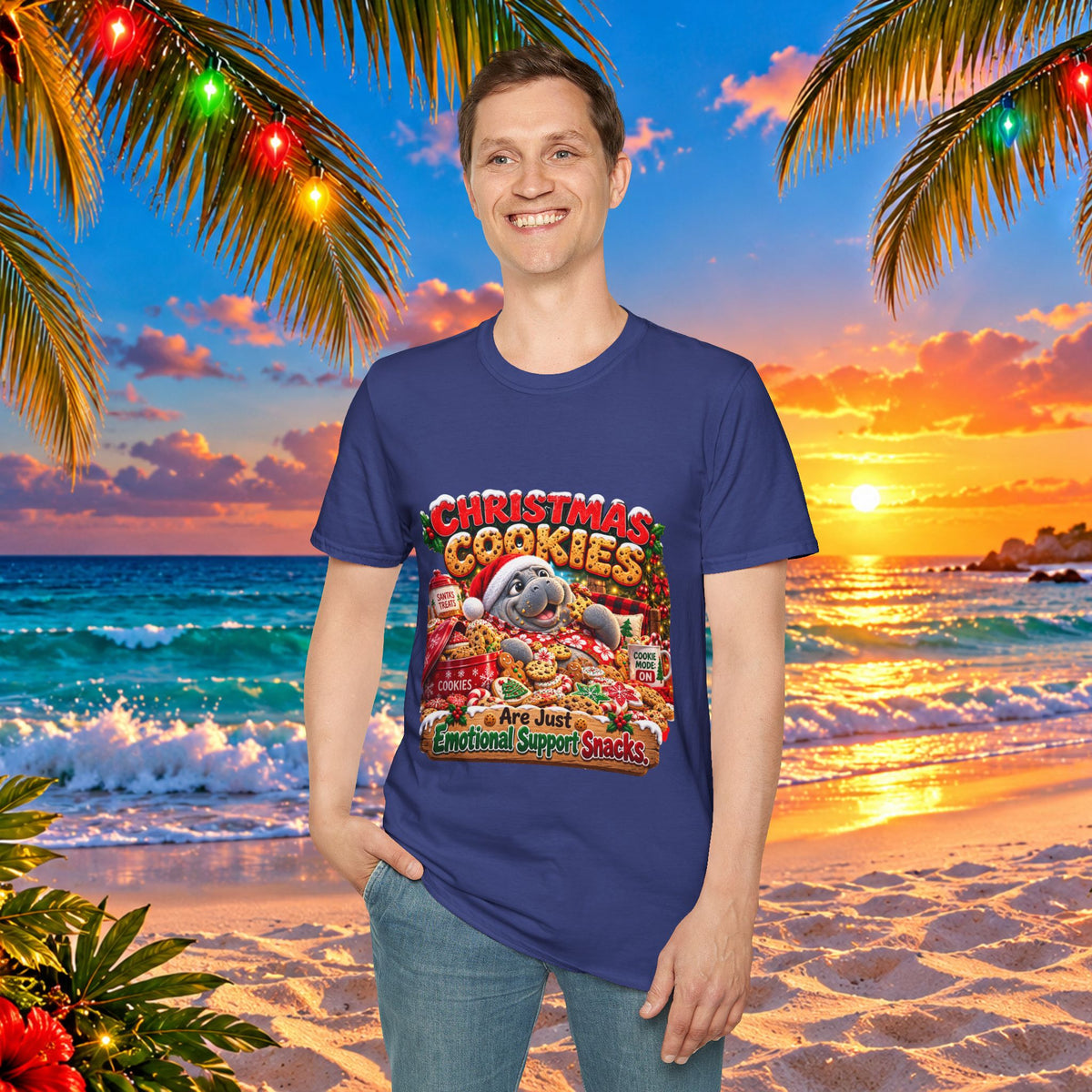 Christmas Cookies Emotional Support Snacks T-Shirt