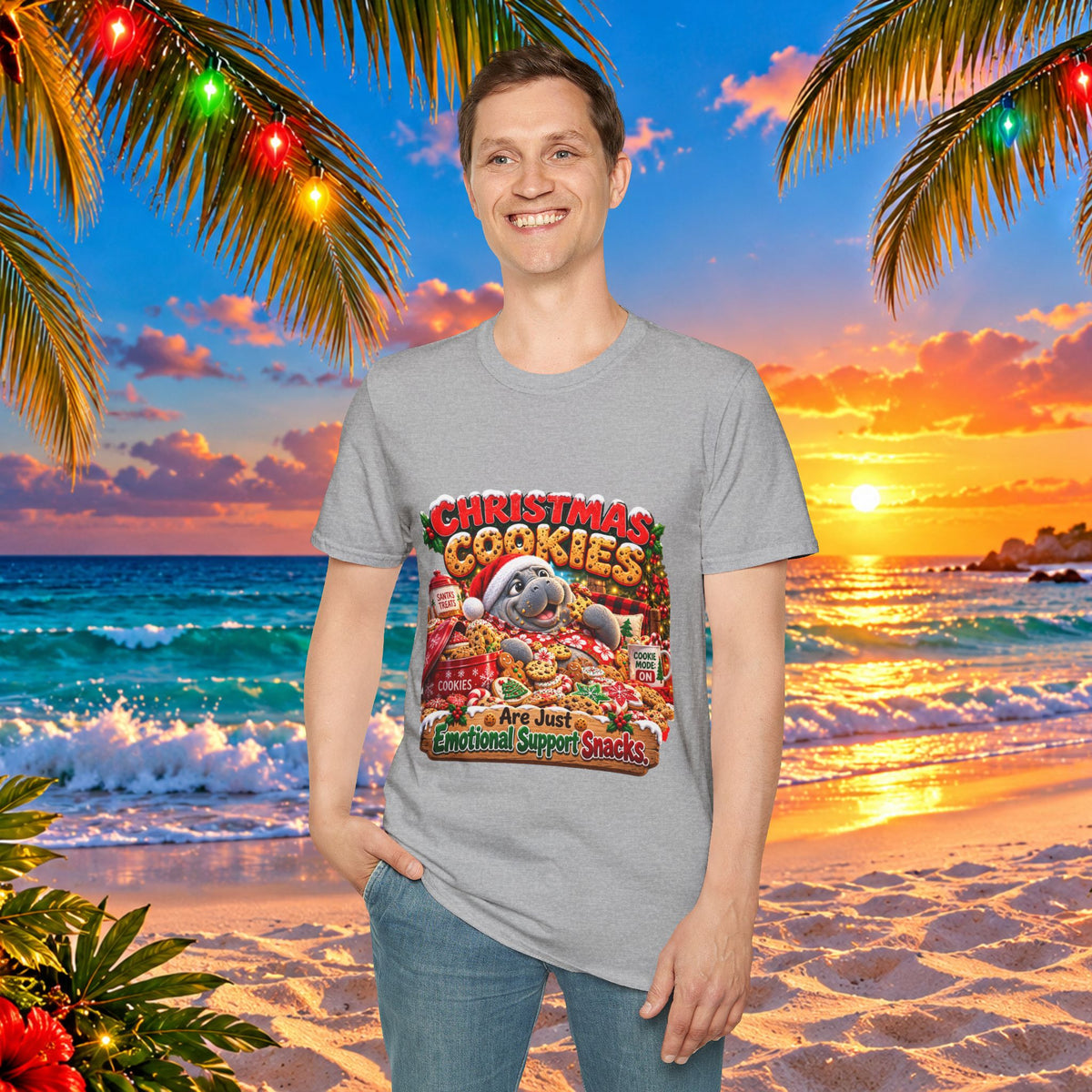 Christmas Cookies Emotional Support Snacks T-Shirt