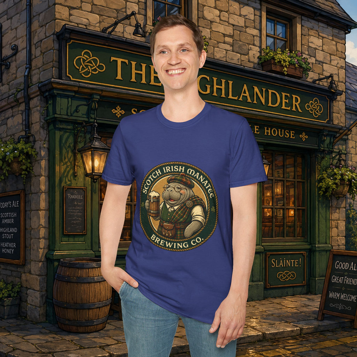 Scotch-Irish Manatee Brewing Company T-Shirt