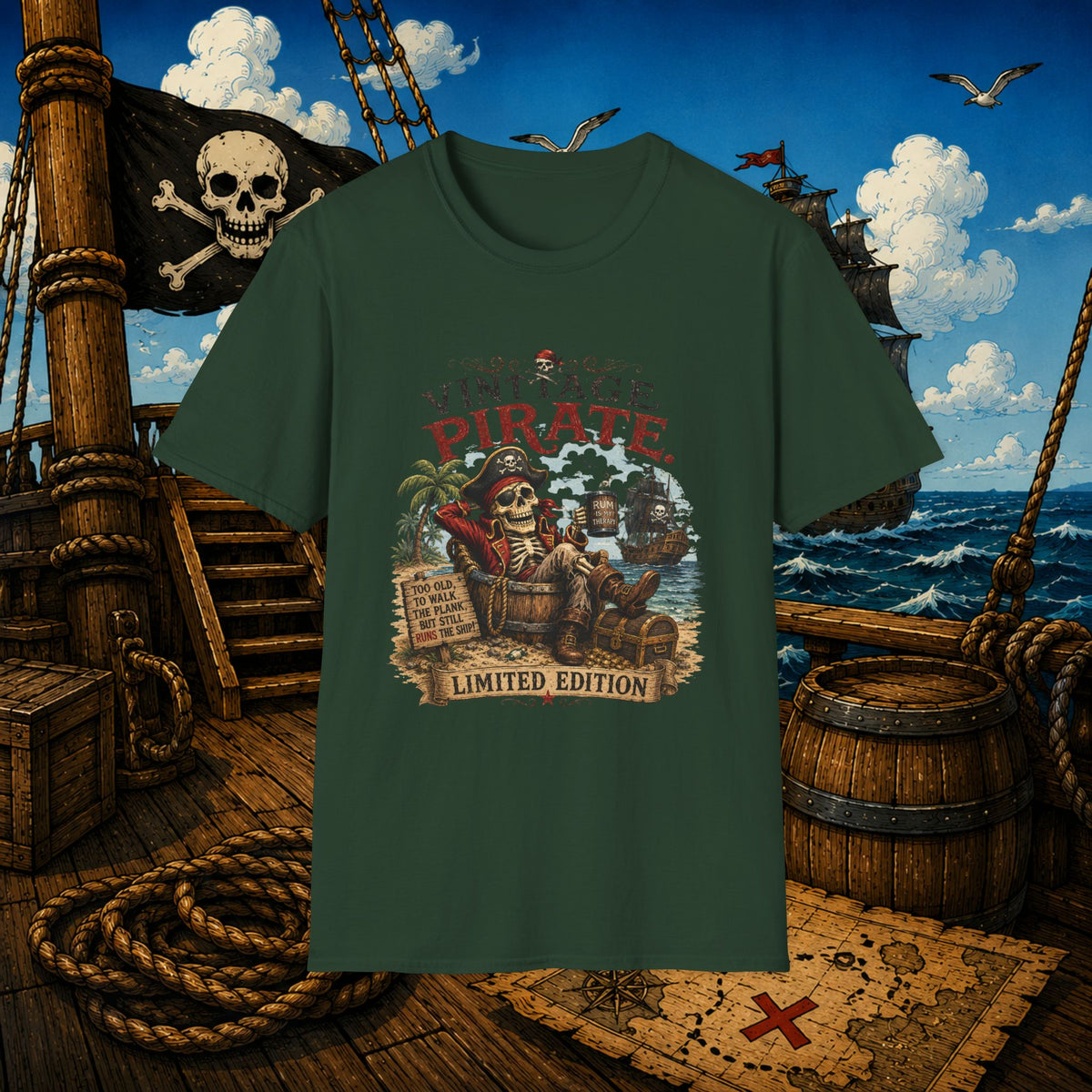 Vintage Pirate Limited Edition T-Shirt