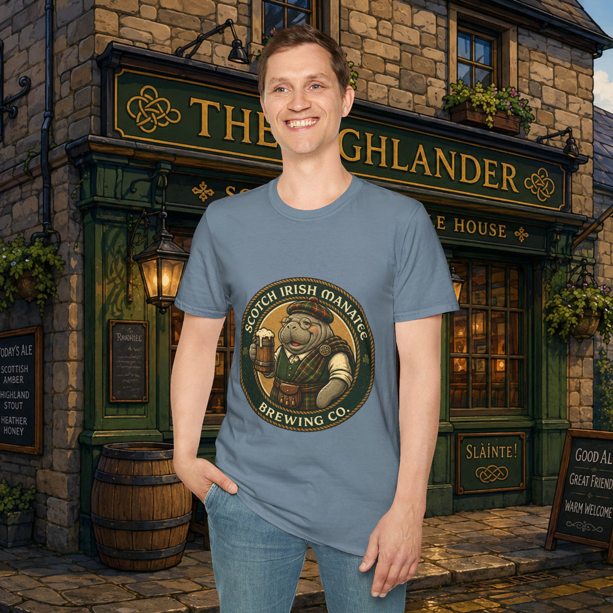 Scotch-Irish Manatee Brewing Company T-Shirt