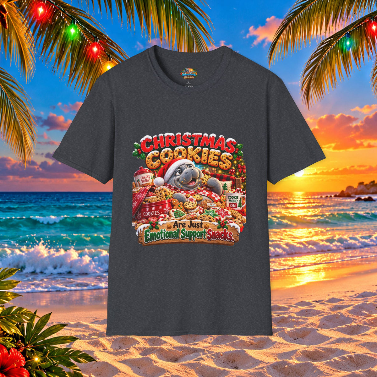 Christmas Cookies Emotional Support Snacks T-Shirt