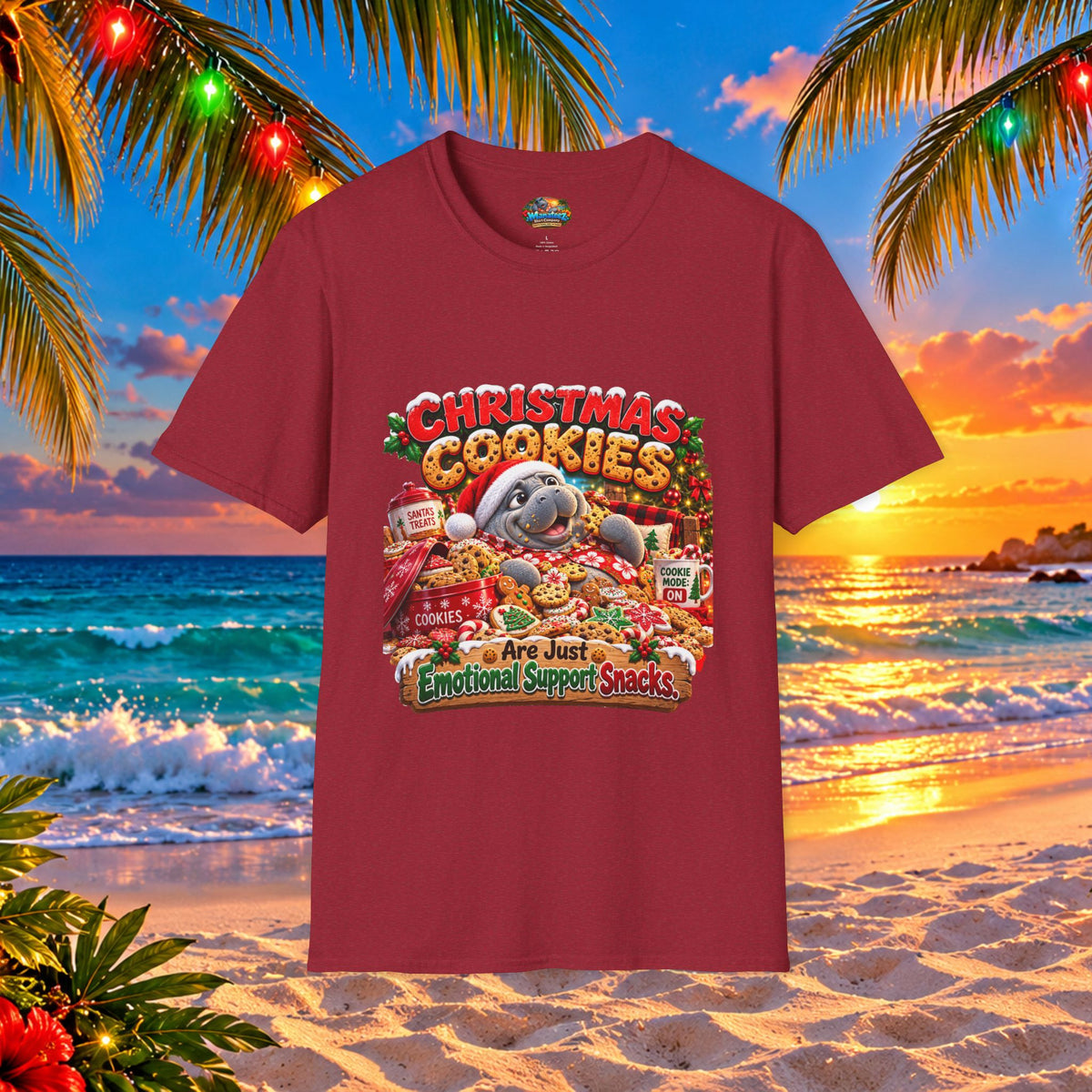 Christmas Cookies Emotional Support Snacks T-Shirt
