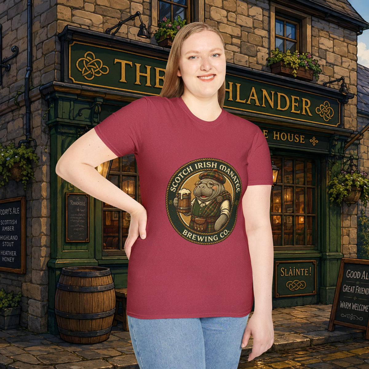 Scotch-Irish Manatee Brewing Company T-Shirt