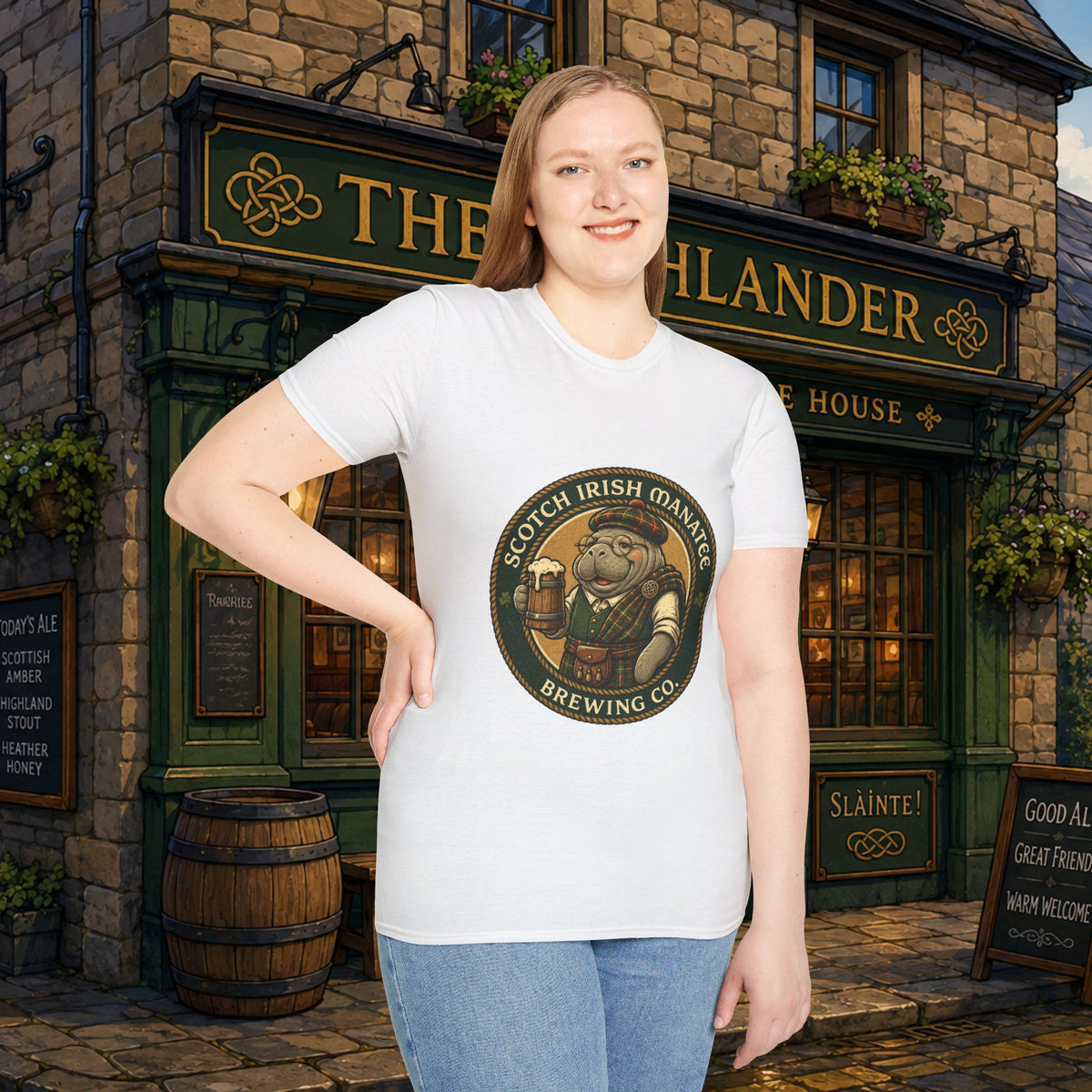 Scotch-Irish Manatee Brewing Company T-Shirt