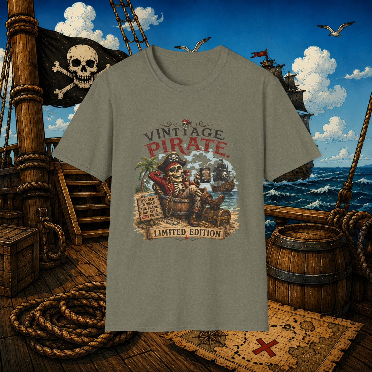 Vintage Pirate Limited Edition T-Shirt