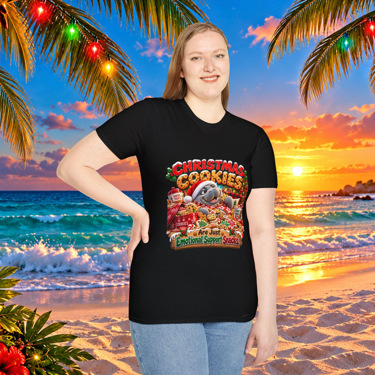 Christmas Cookies Emotional Support Snacks T-Shirt