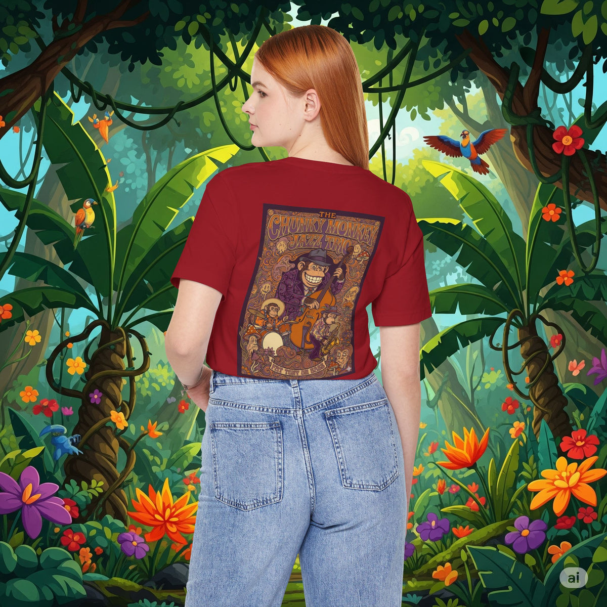 Vintage Style Fat Tony and the Chunky Monkey Trio Shirt - Retro Band Tee