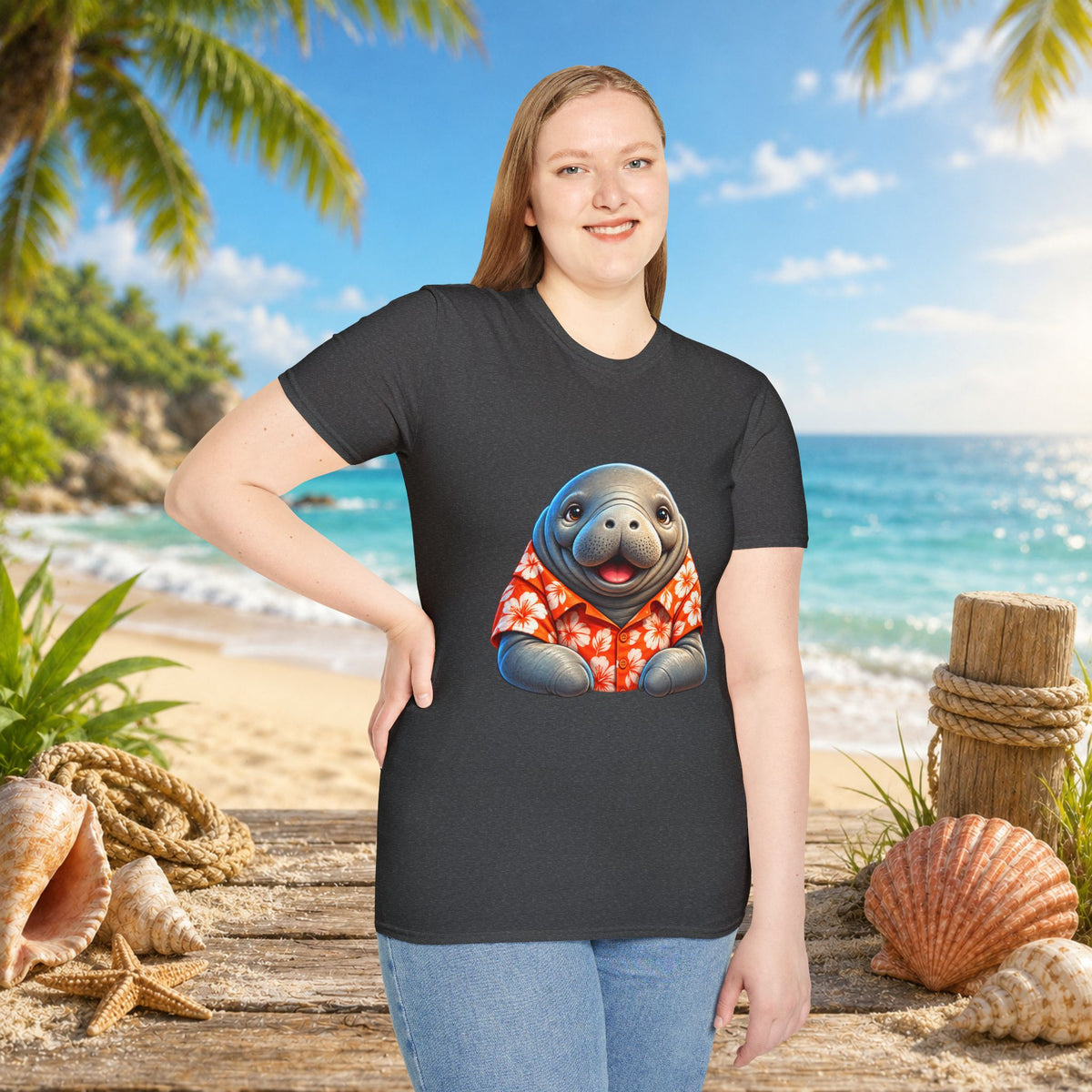 Bagel the Tropical Manatee T-Shirt