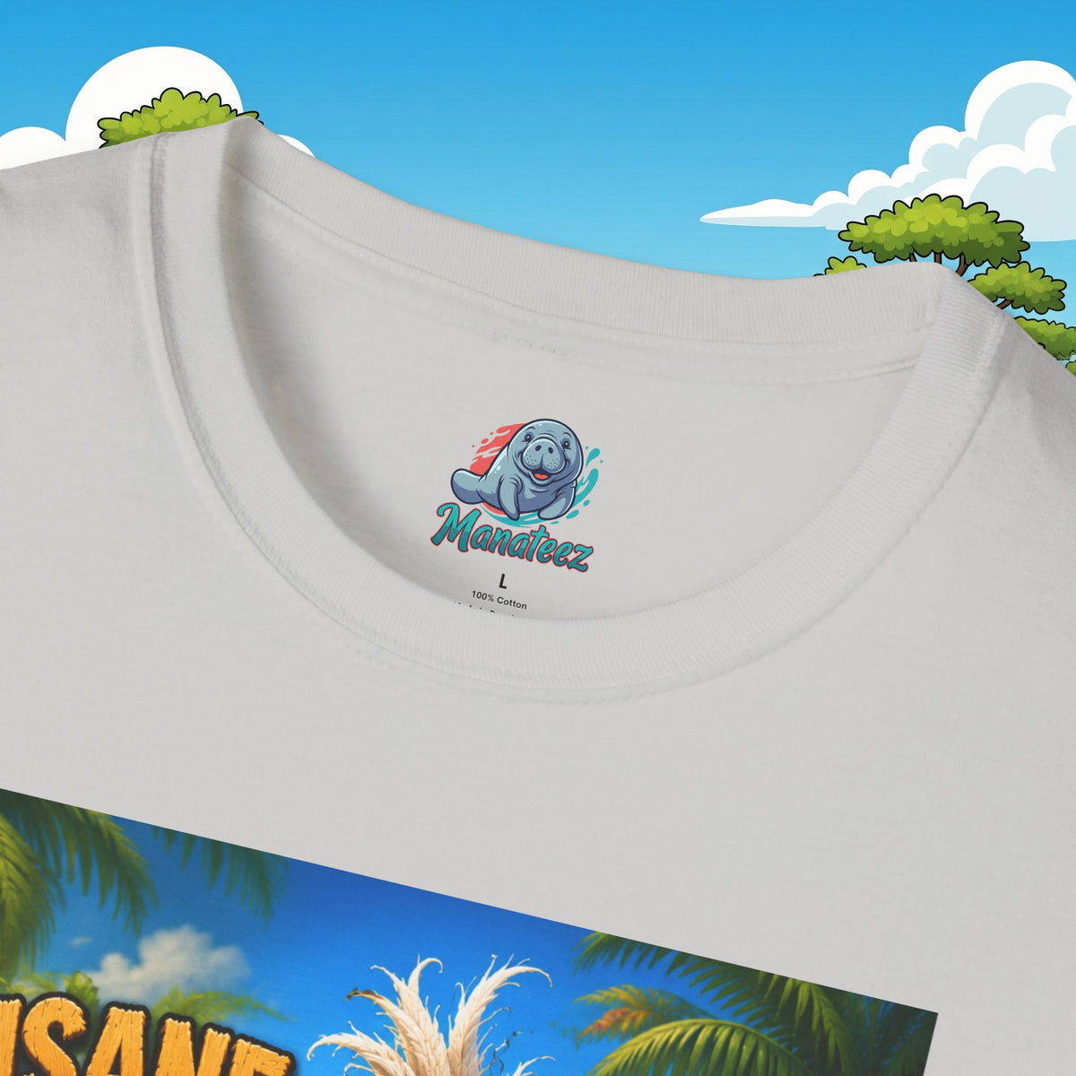 Insane Is Such a Mean Word I Prefer Mentally Creative Funny Duck Shirt | Crazy Ostrich Hawaiian Tee Background